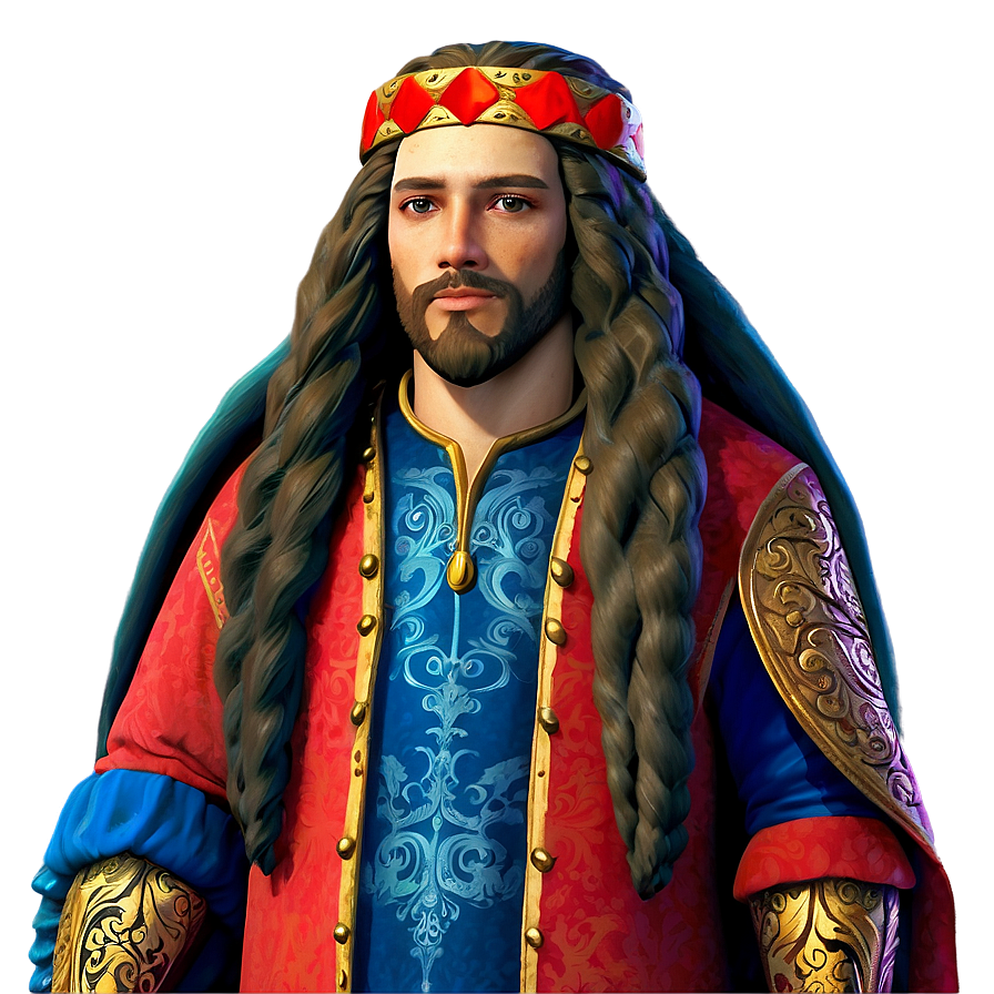 Long Hair Renaissance Png Sen19 PNG