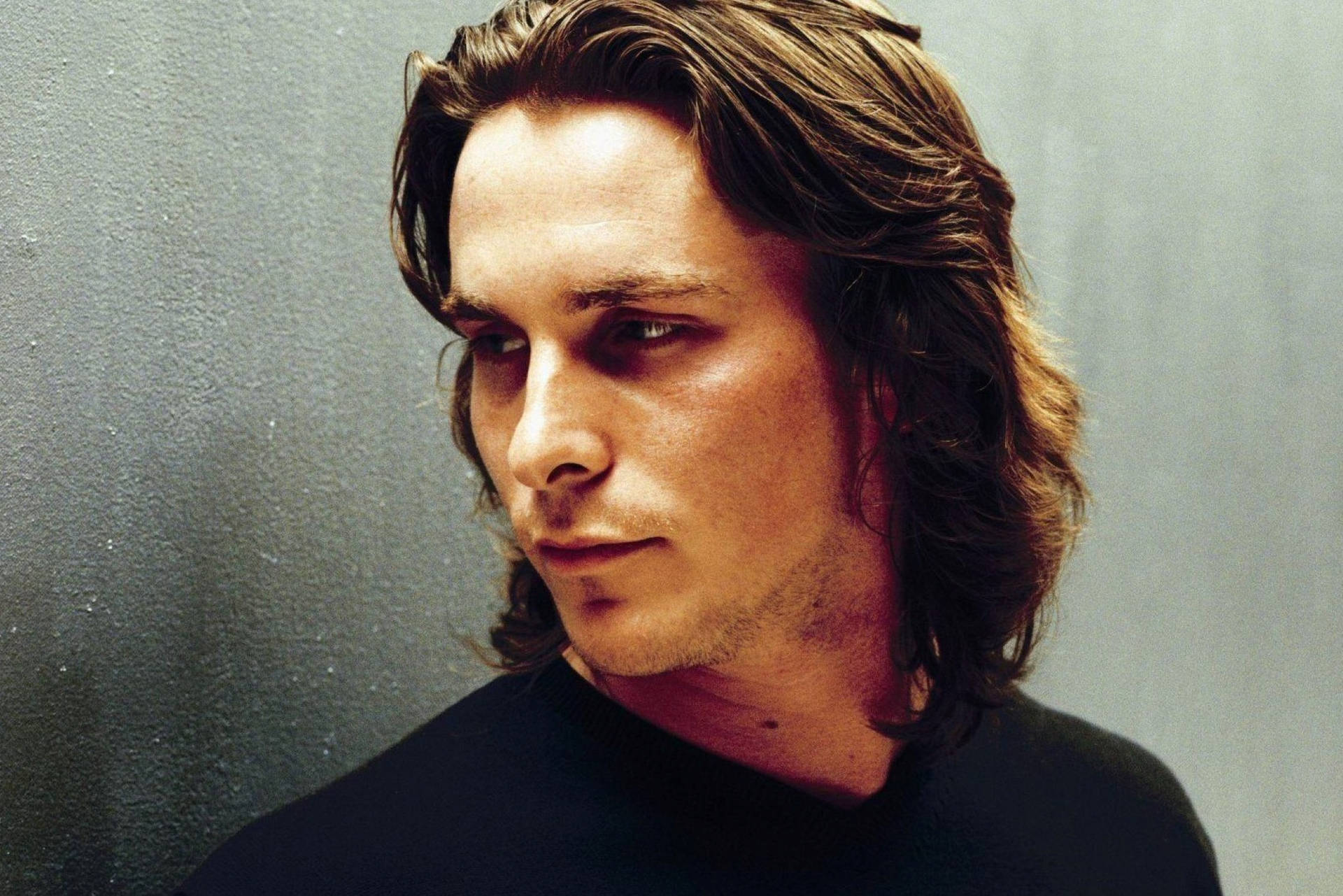 Long Haired Christian Bale