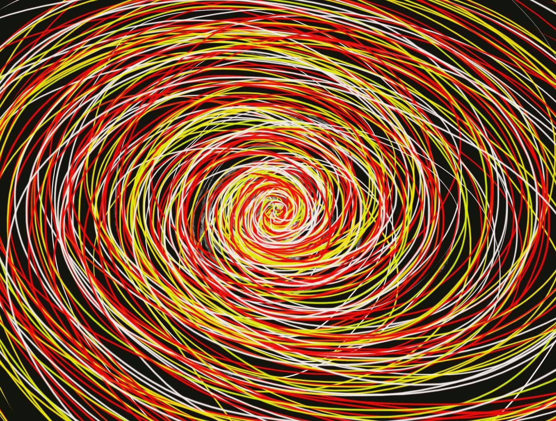 Largaslíneas En Espiral De Crayón. Fondo de pantalla