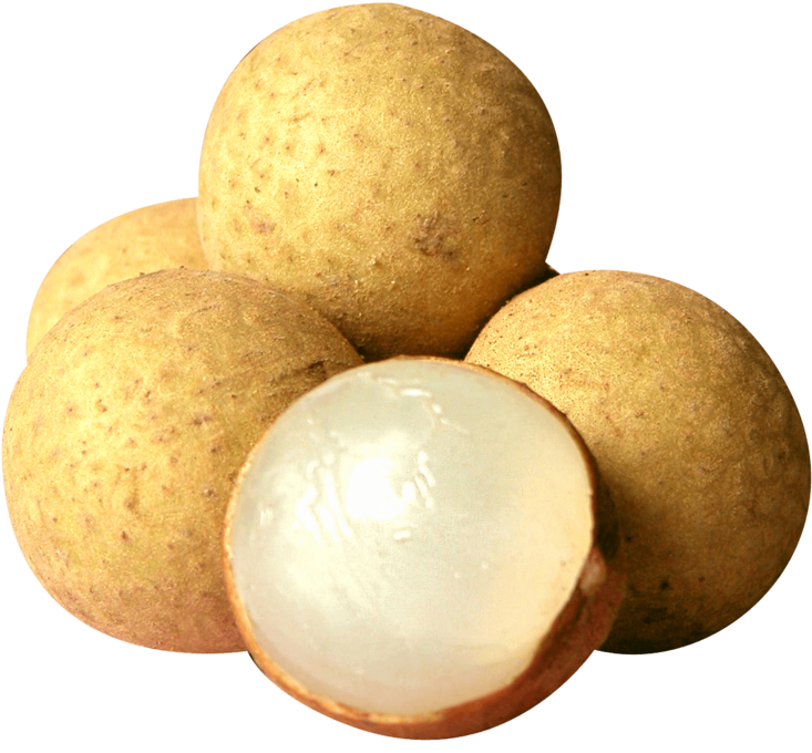 Download Longan Fruit Cluster Peeledand Whole 