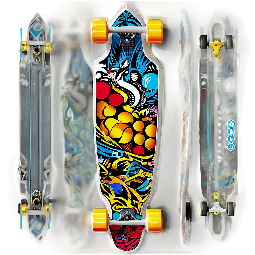 Longboard Design Png Rpu PNG