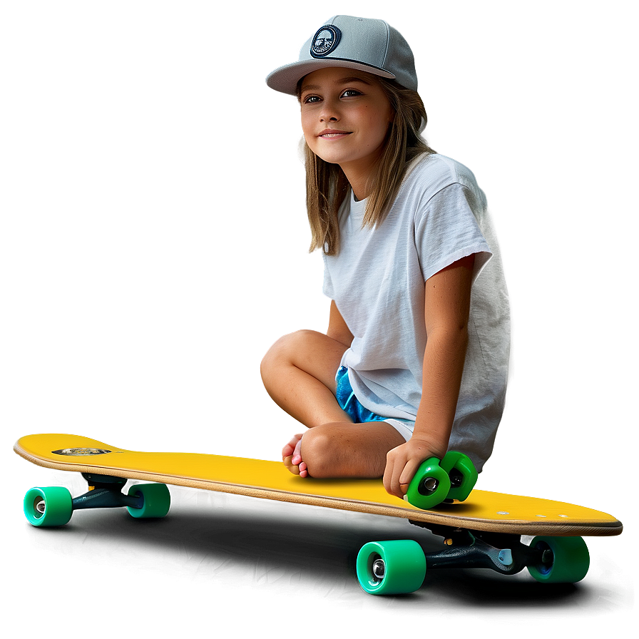 Longboard Girl Png 06272024 PNG