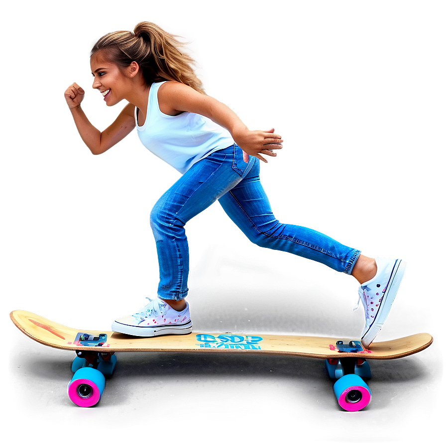 Longboard Girl Png 06272024 PNG