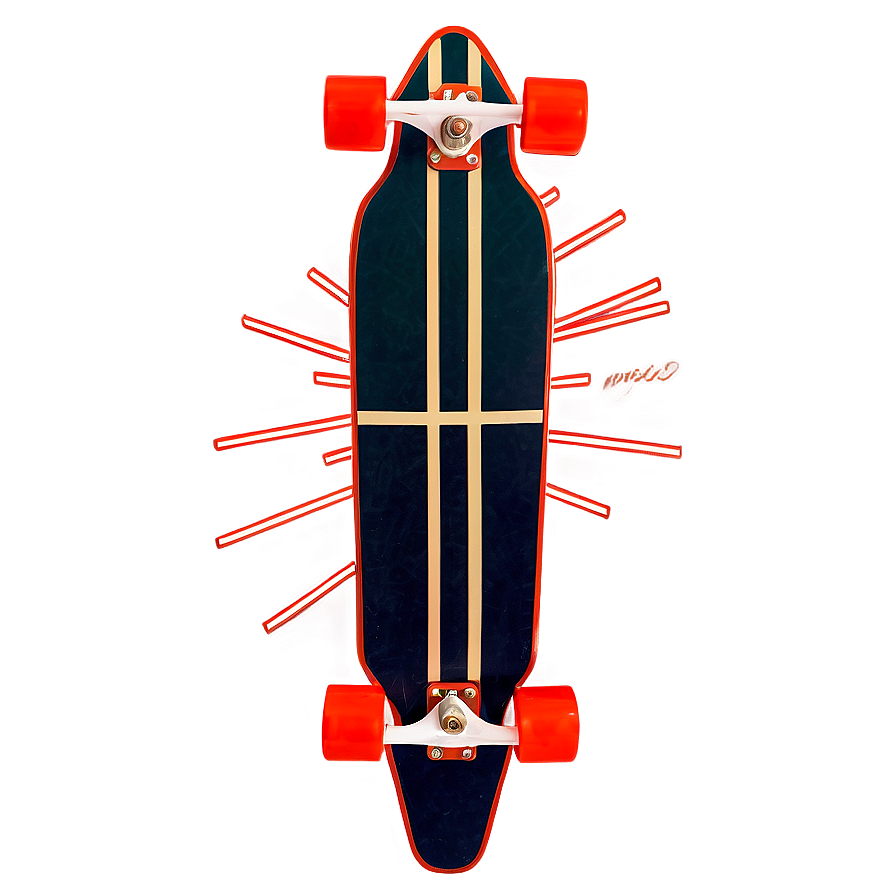 Longboard Outline Png 06272024 PNG