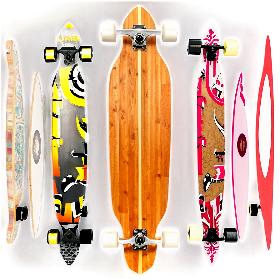 Longboard Template Png Qob PNG