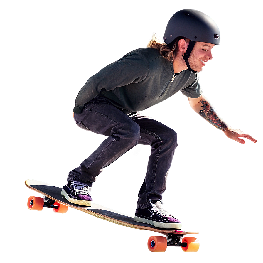 Longboard Tricks Png 06272024 PNG