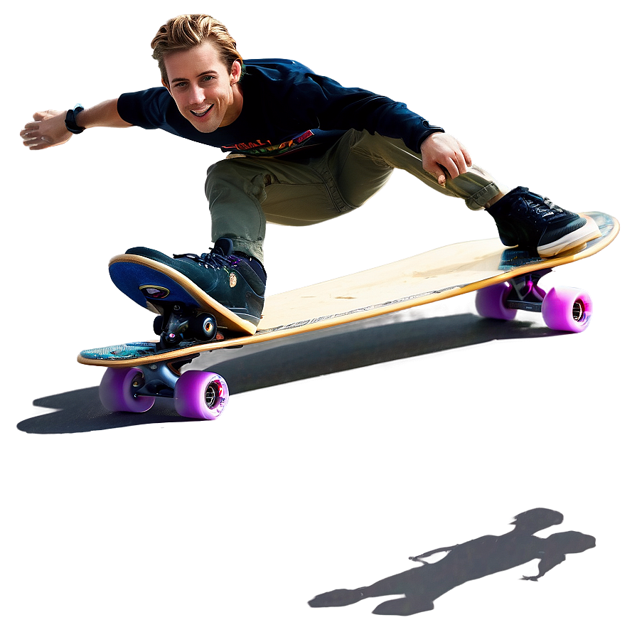 Longboard Tricks Png 2 PNG