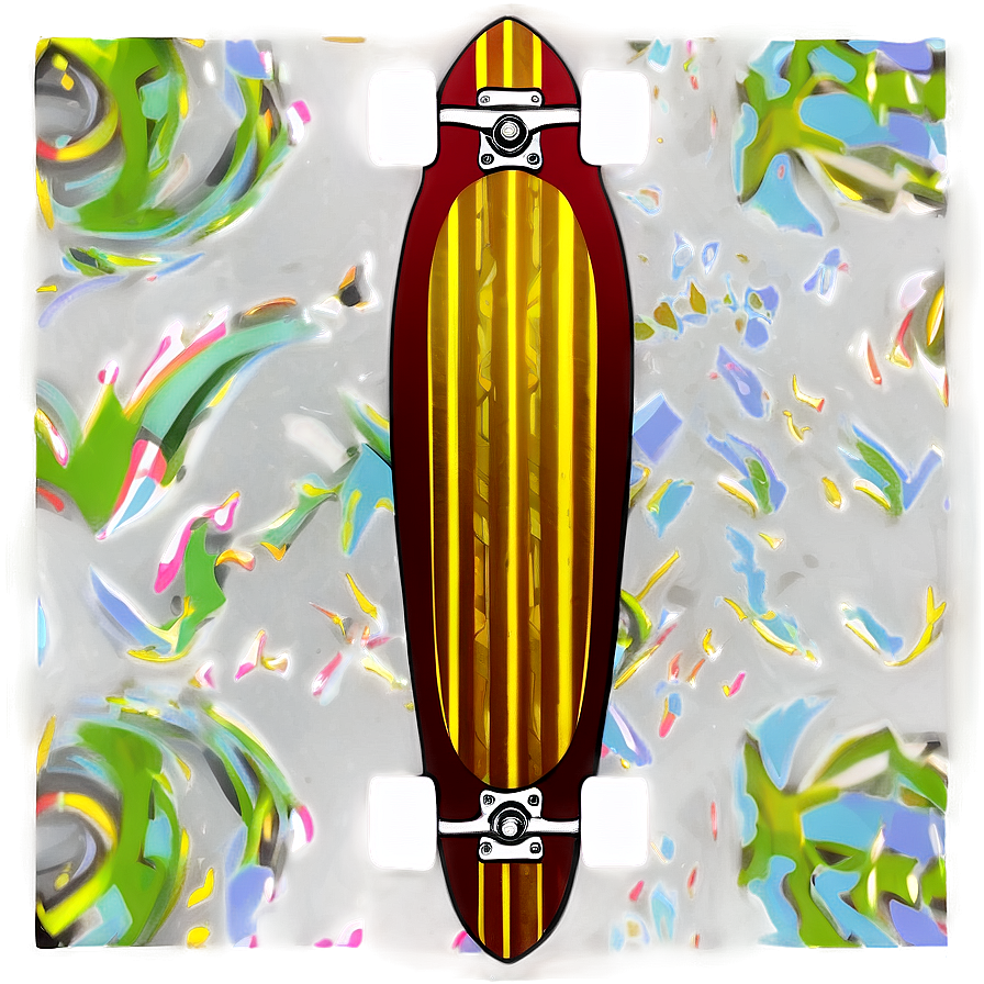 Longboard Vector Png 06272024 PNG