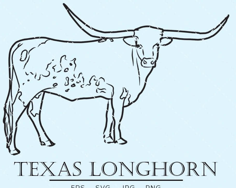 Texas Longhorn Svg File