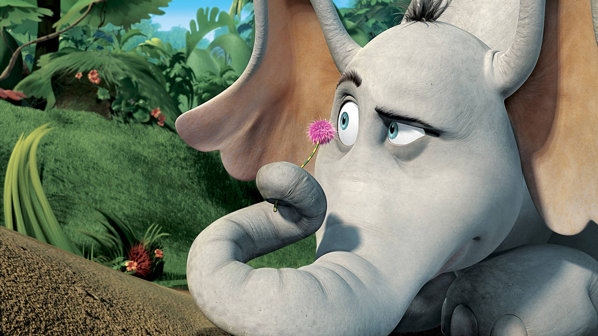 Looking At Flower Horton Hears A Who Wallpaper