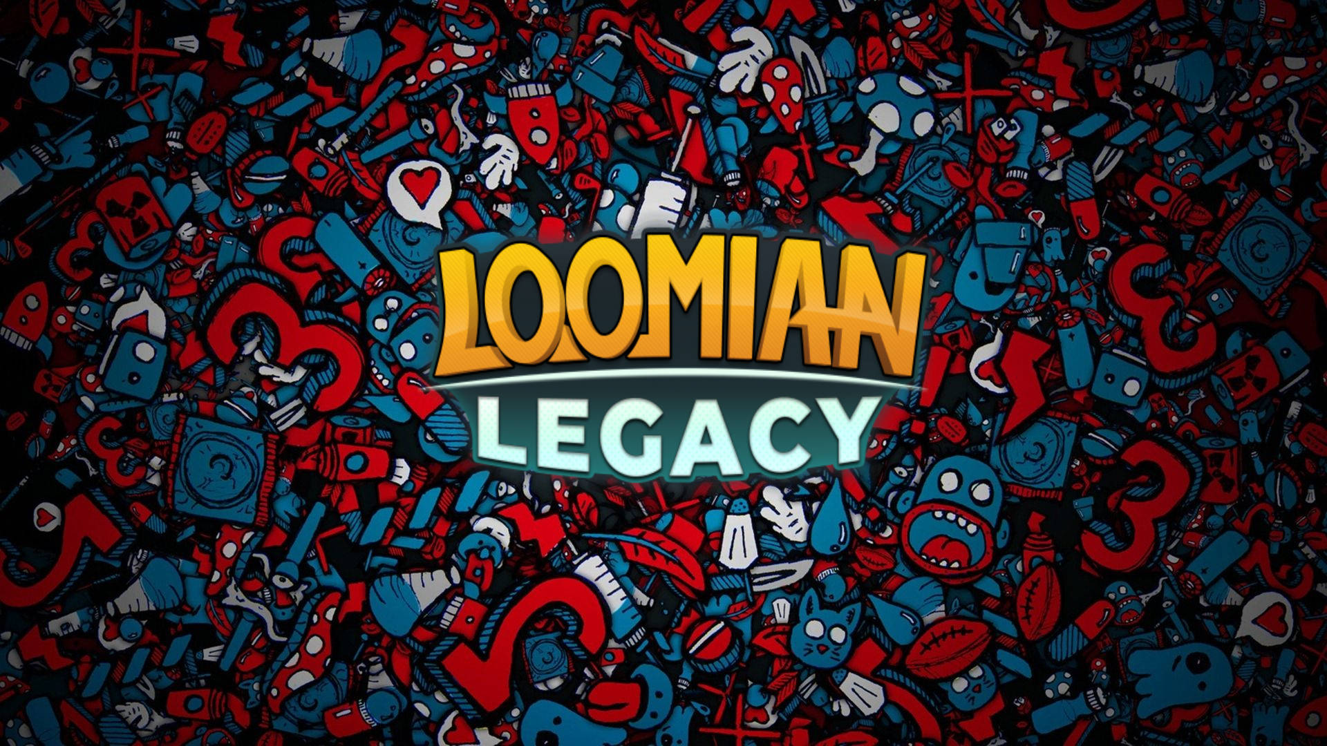 Loomian Legacy Red And Blue Art Wallpaper