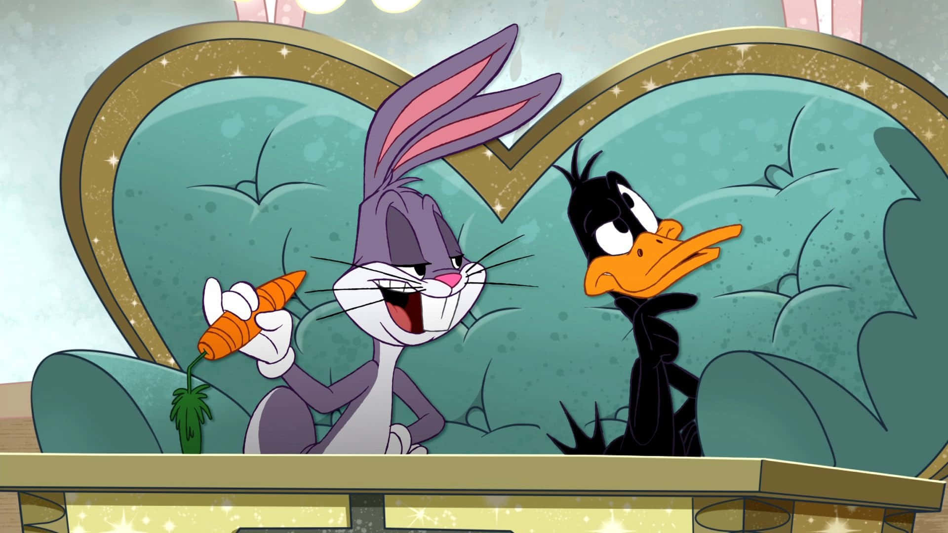 Hängmed Gänget Från Looney Tunes På Ett Äventyr Som Inget Annat