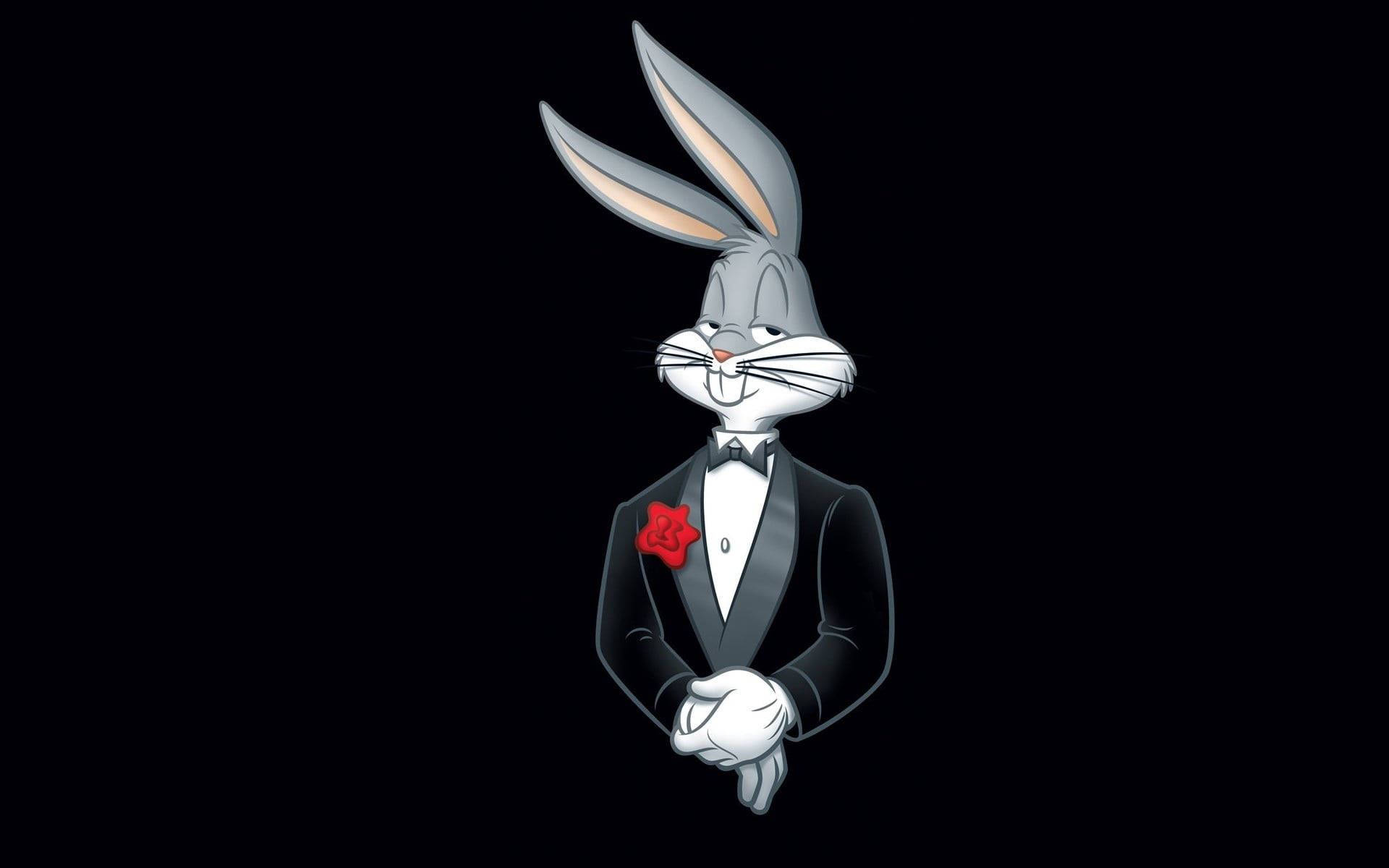 Looney Tunes Bugs Bunny In Suit Background