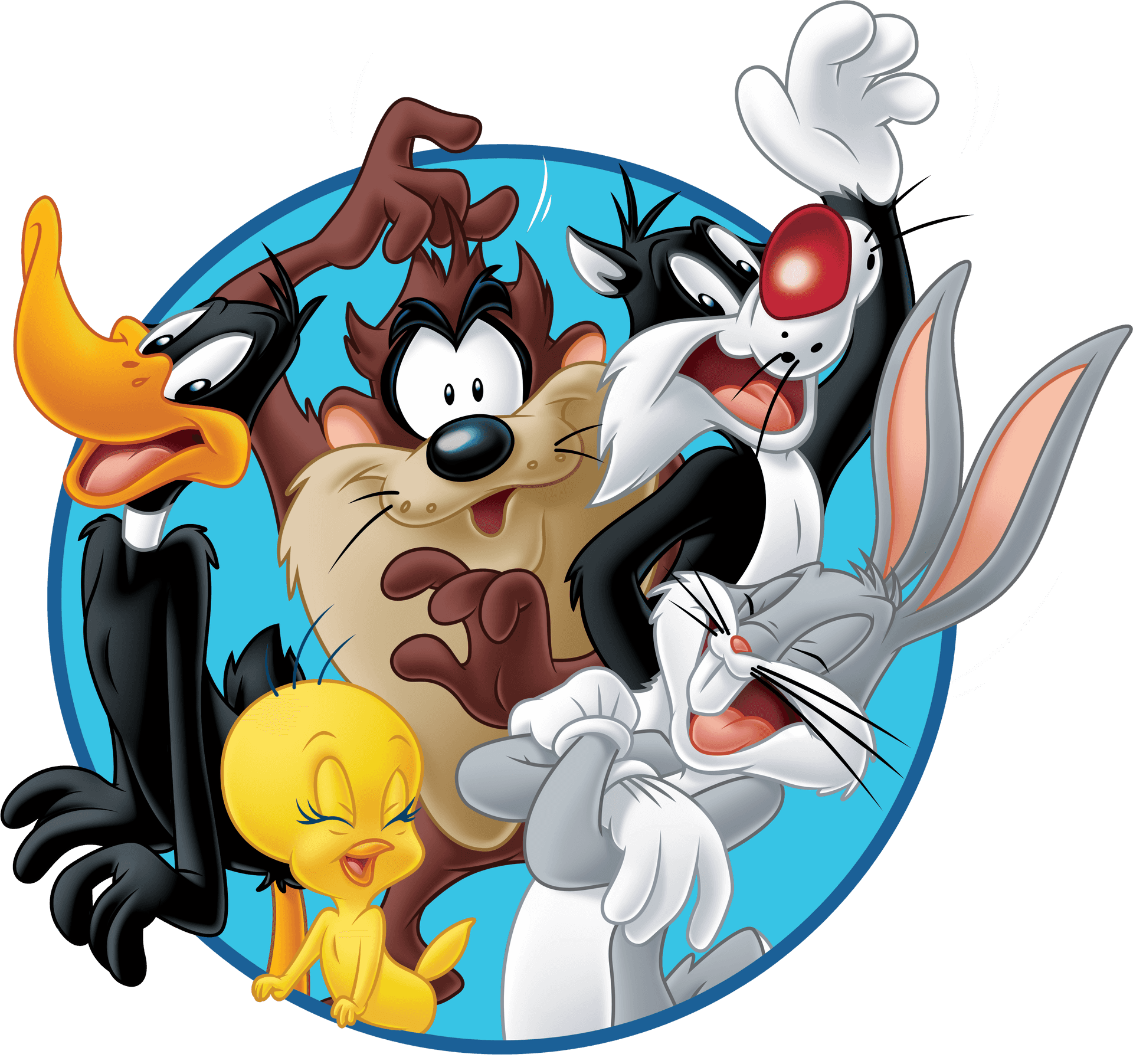 Looney Tunes Characters Group Shot PNG