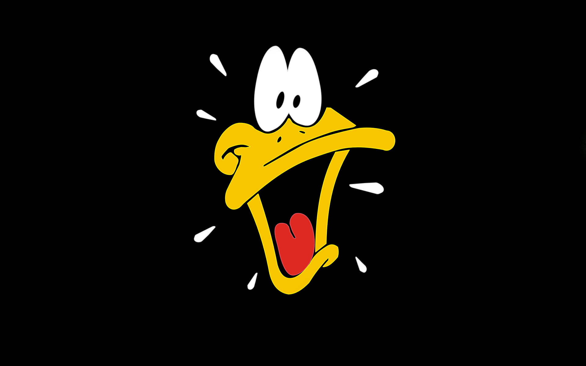 Looney Tunes Daffy Duck Face Background
