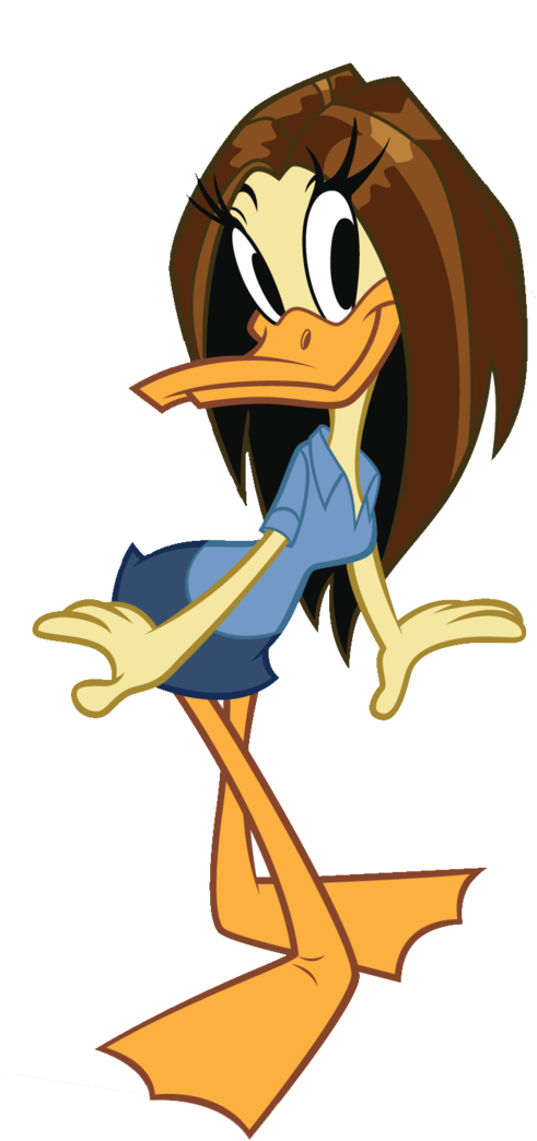 Looney Tunes Female Duck Character PNG