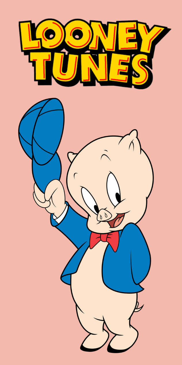 Sättlooney Tunes Porky Pig Som Din Datorskärms- Eller Mobilbakgrundsbild. Wallpaper