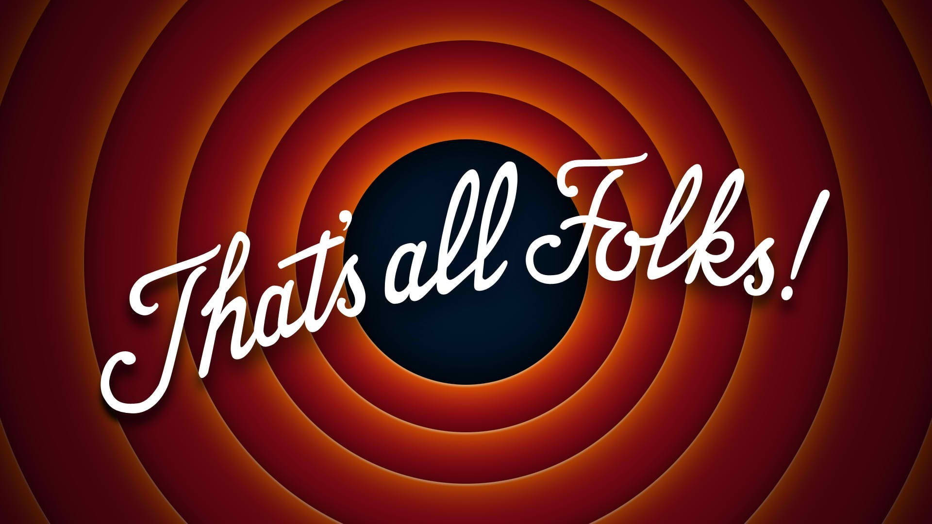 Looney Tunes That's All Folks Wallpaper