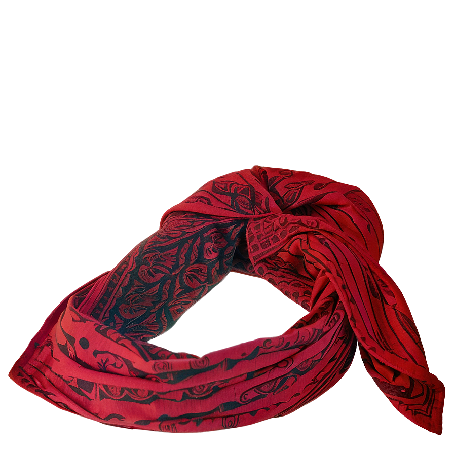 Loop Red Scarf Png 06252024 PNG