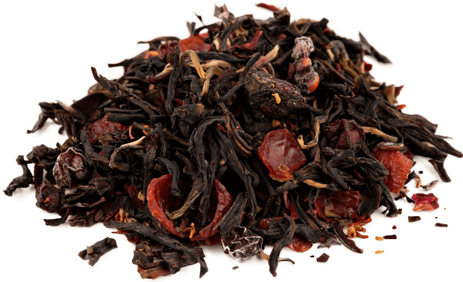 Loose Leaf Black Teawith Fruit Pieces PNG