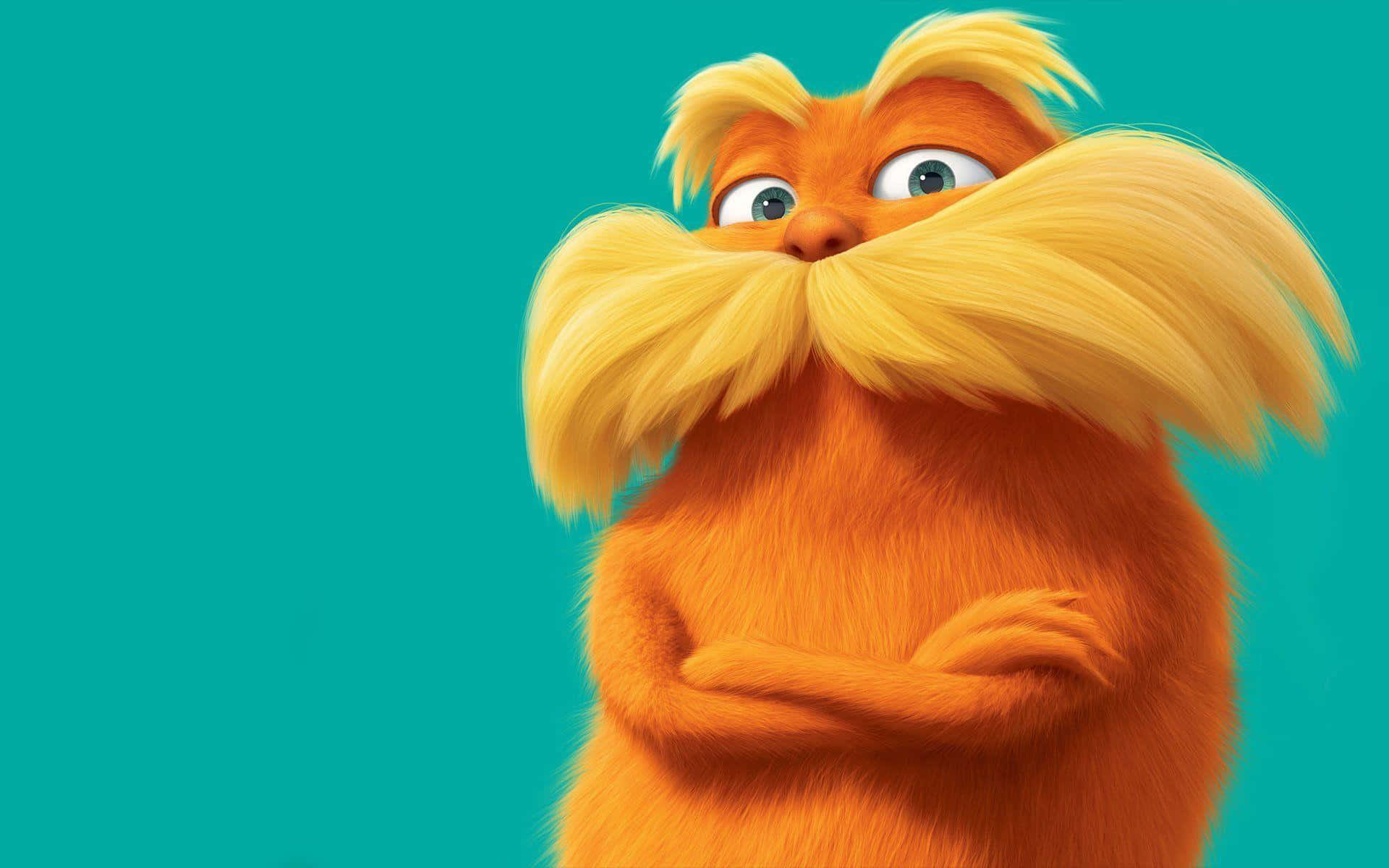 Lorax-hahmo Asennossa Taustakuva