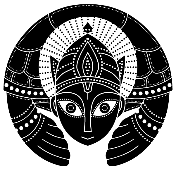 Download Lord Balaji Blackand White Vector Art | Wallpapers.com