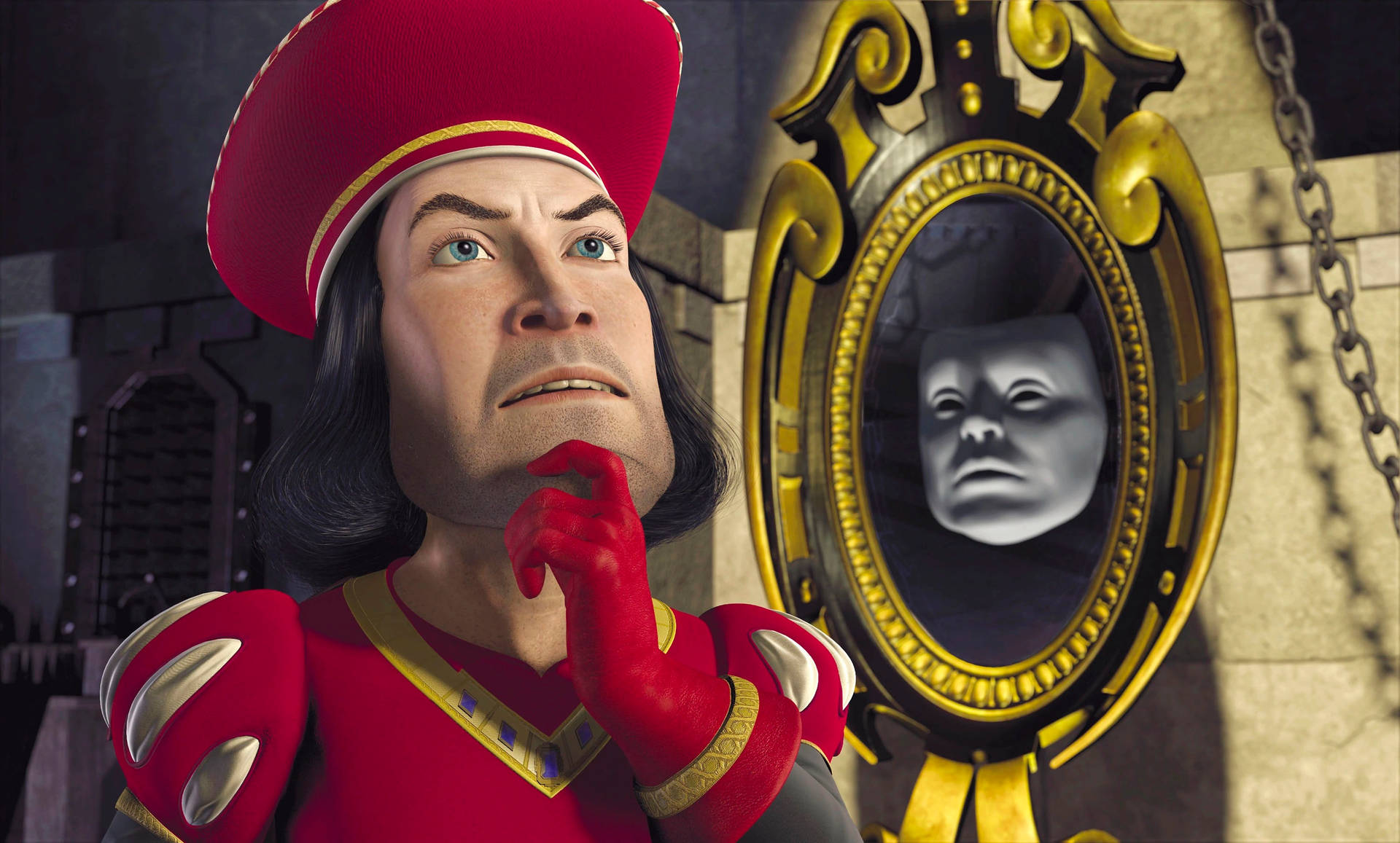 Herrefarquaad Med Magiska Spegeln. (note: This Translation Does Not Change If In Context Of Computer Or Mobile Wallpaper.) Wallpaper
