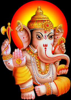 Lord Ganesh Illustration PNG