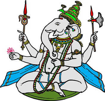Lord Ganesha Illustration PNG