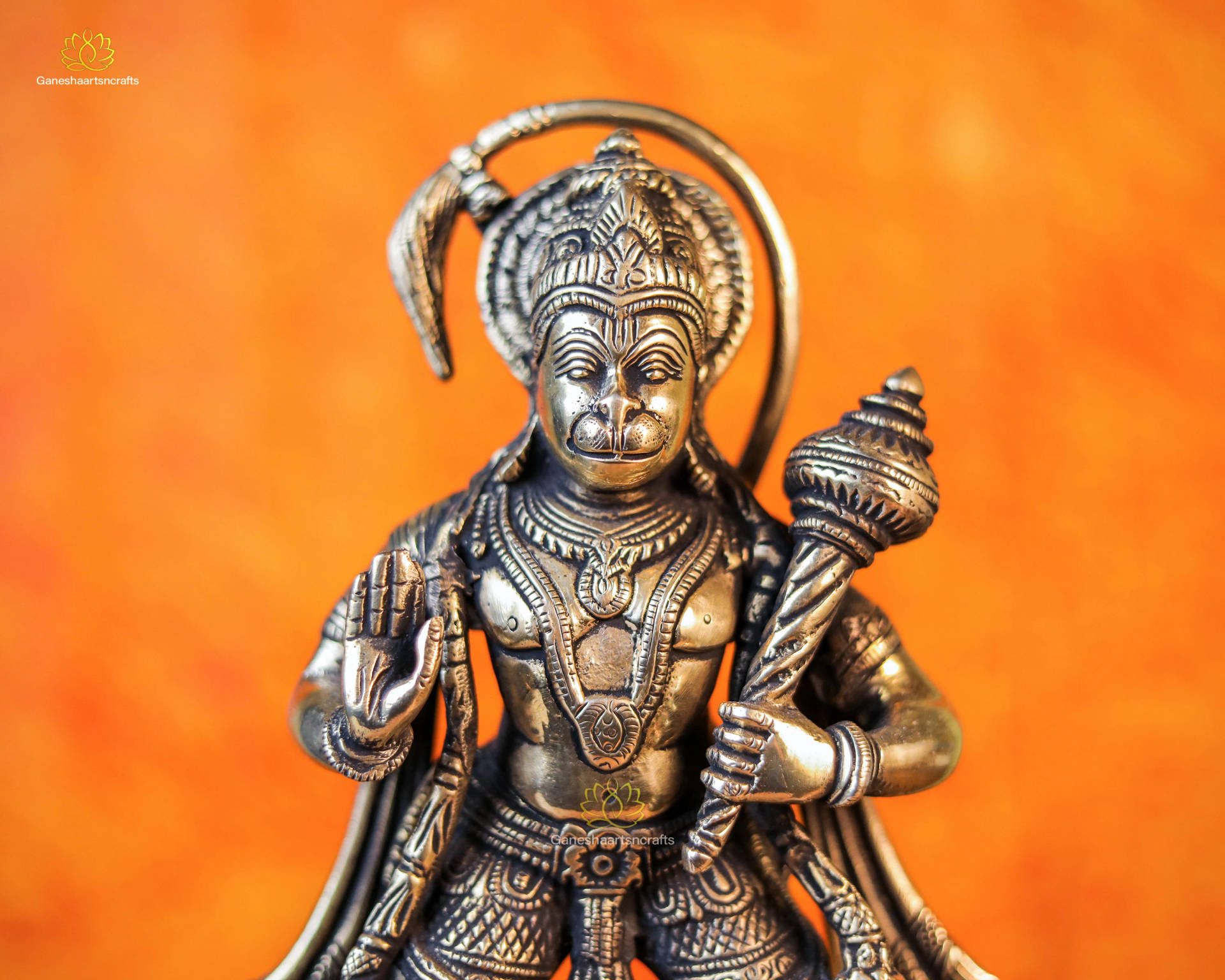 Lord Hanuman 3D Skulptur Tapet Wallpaper
