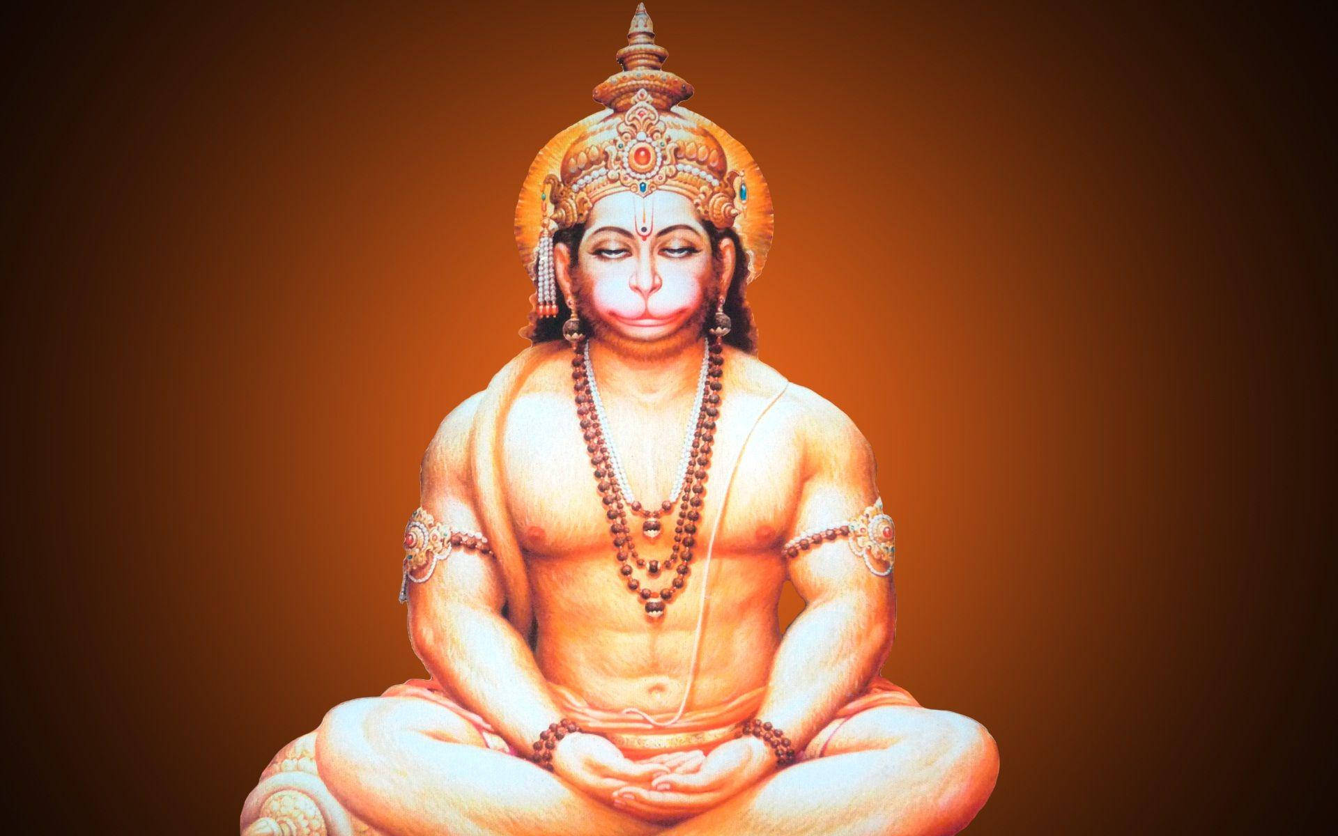 Lord Hanuman Mediterer Hd Wallpaper