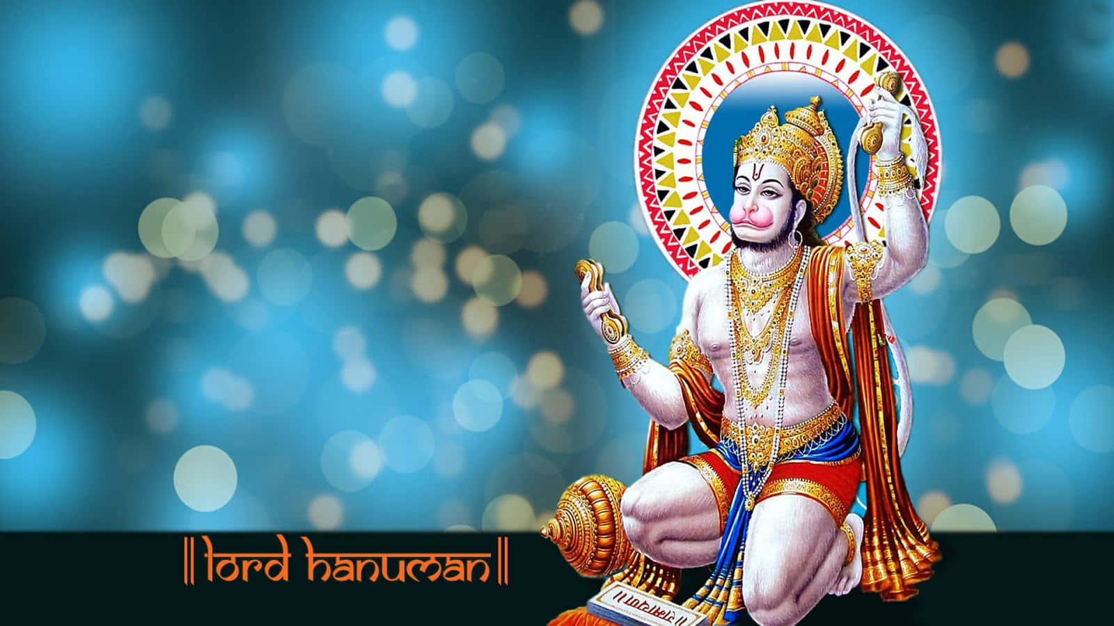 Divine Portrait of Lord Hanuman