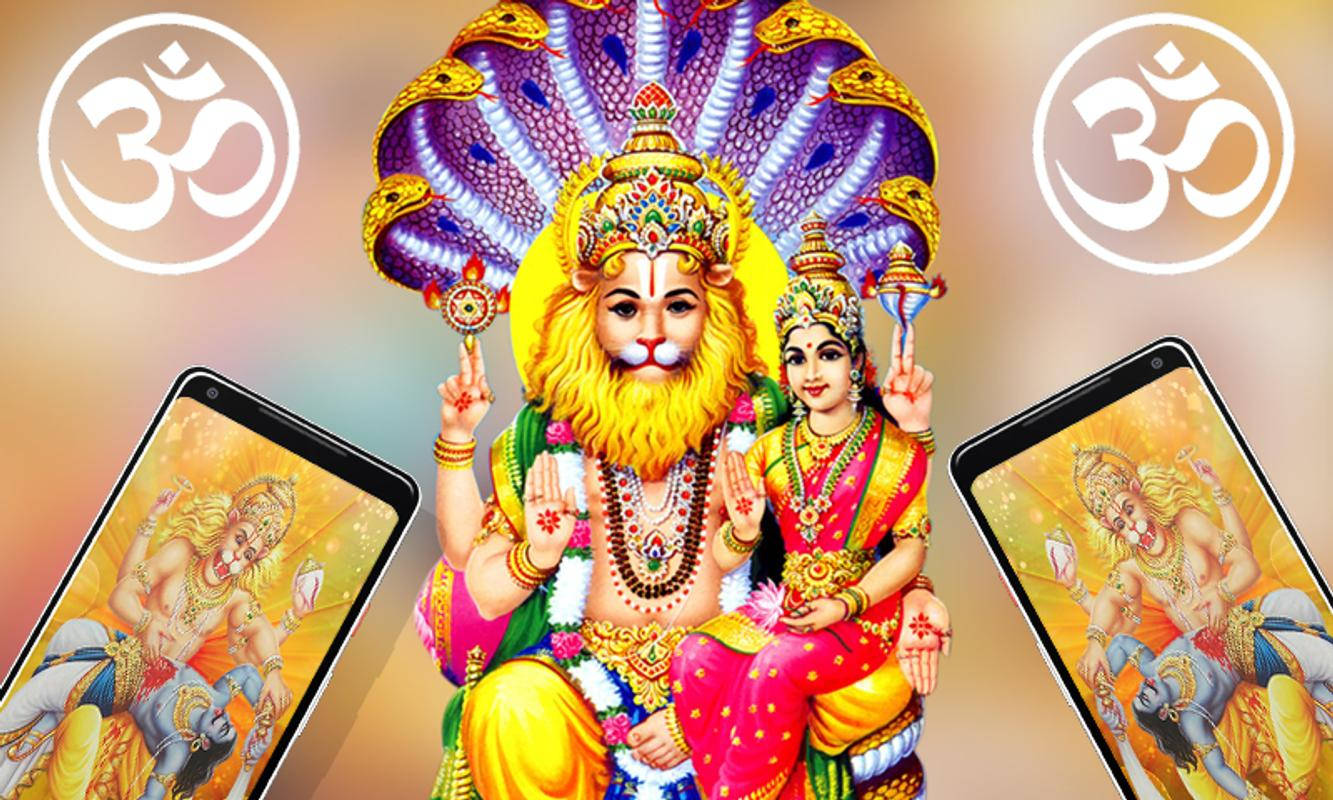 100+] Lord Lakshmi Narasimha Wallpapers | Wallpapers.com