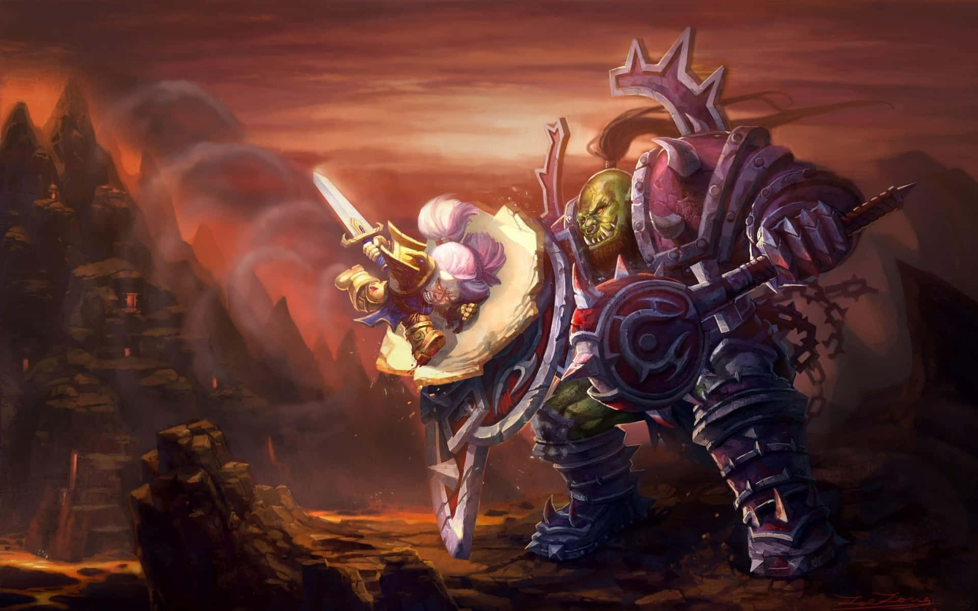 Lord Magni Bronzebeard In Full Warrior Armor Wallpaper