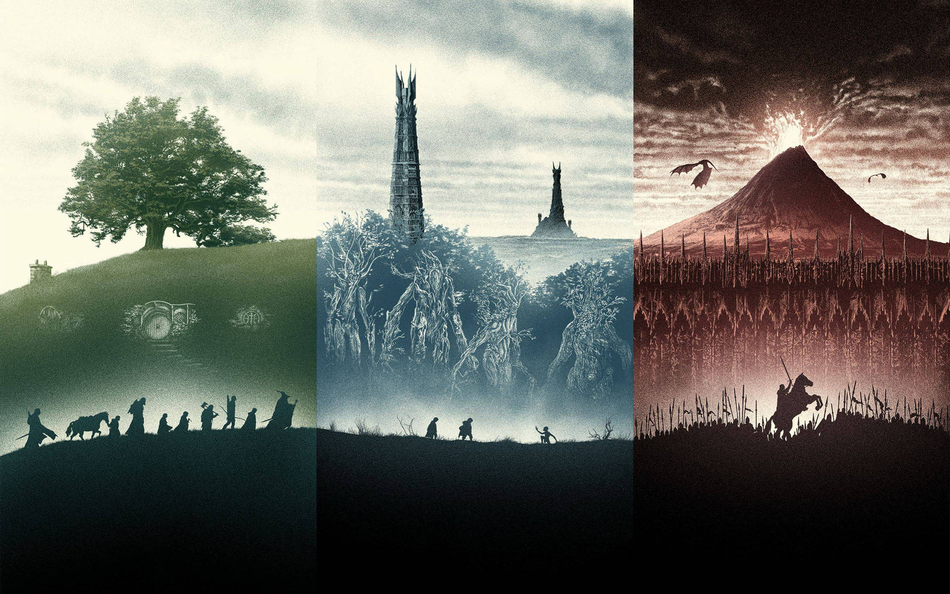 Lord Of The Rings Lotr Tricolor