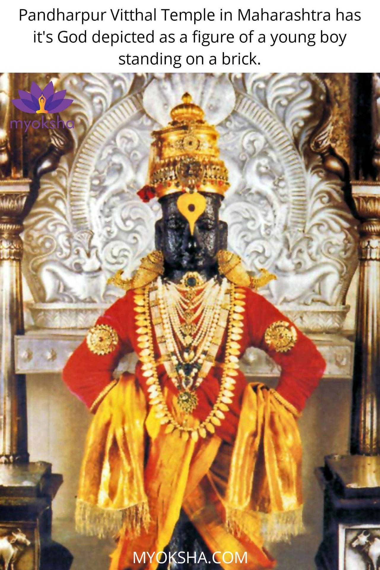 Download Lord Pandurang At Pandharpur Vitthal Temple Wallpaper | Wallpapers .com