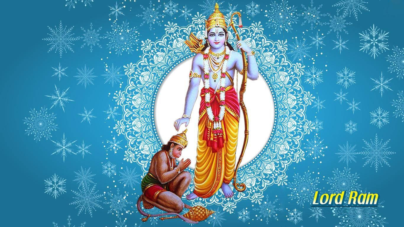 Download Lord Rama And Hanuman Wallpaper | Wallpapers.com