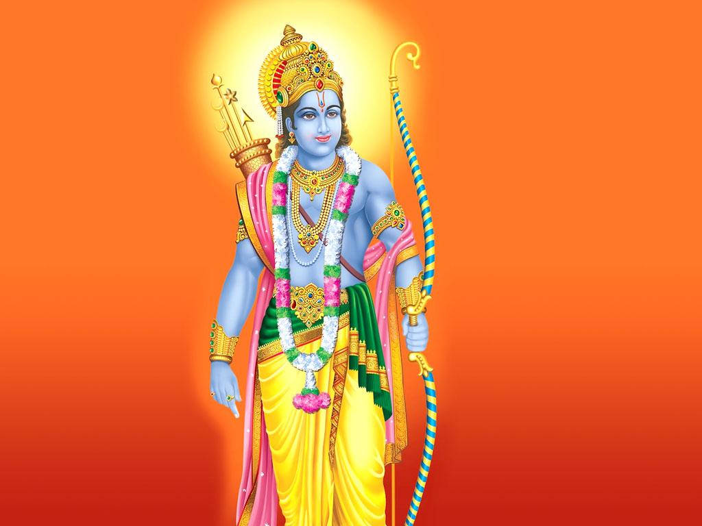 Download Lord Rama Bow Art Wallpaper | Wallpapers.com