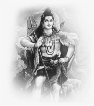 Lord Shiva in Himalays, Pencil Sketch - Arthub.ai
