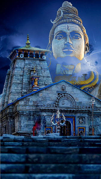 Herre Shiva Bholenath I Temple 3D Wallpaper Wallpaper