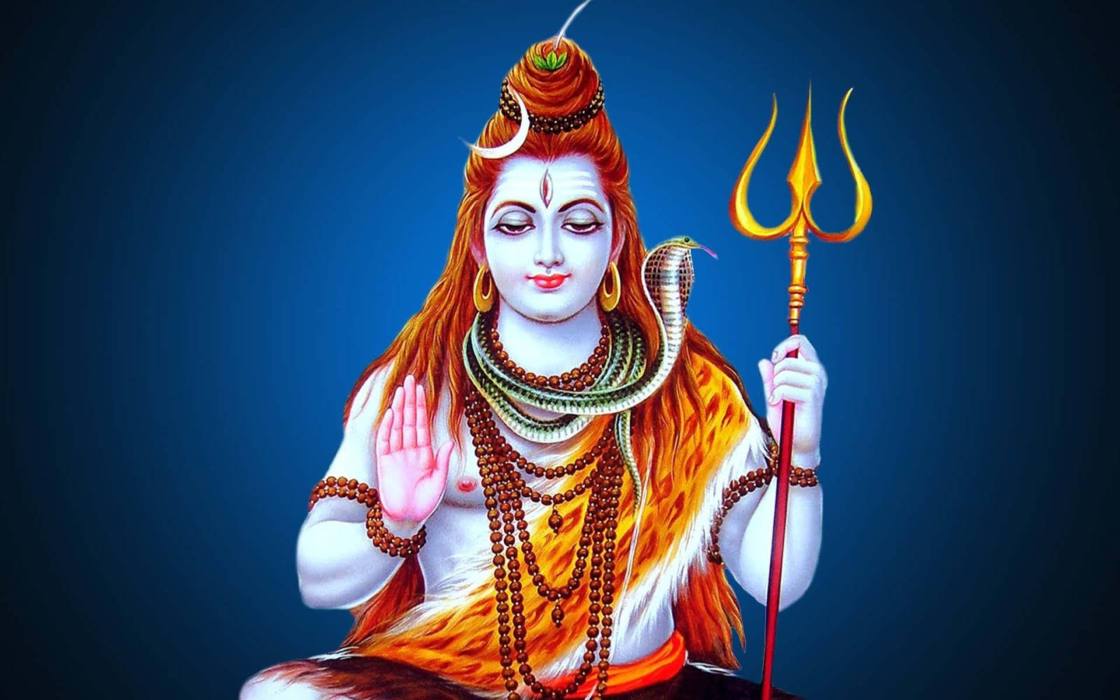Lord Shiva Bholenath Meditating 3d Wallpaper