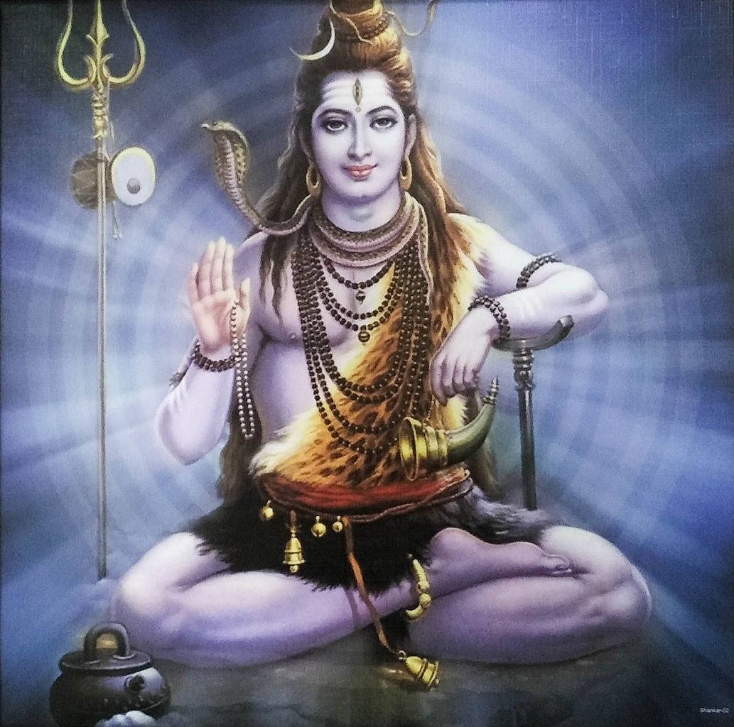 Herreshiva, Hinduisk Gud. Wallpaper