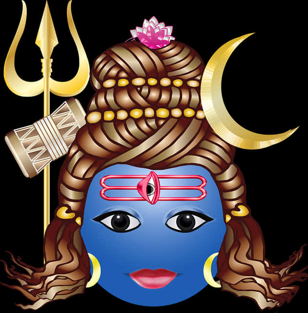Lord Shiva Iconic Symbolism PNG