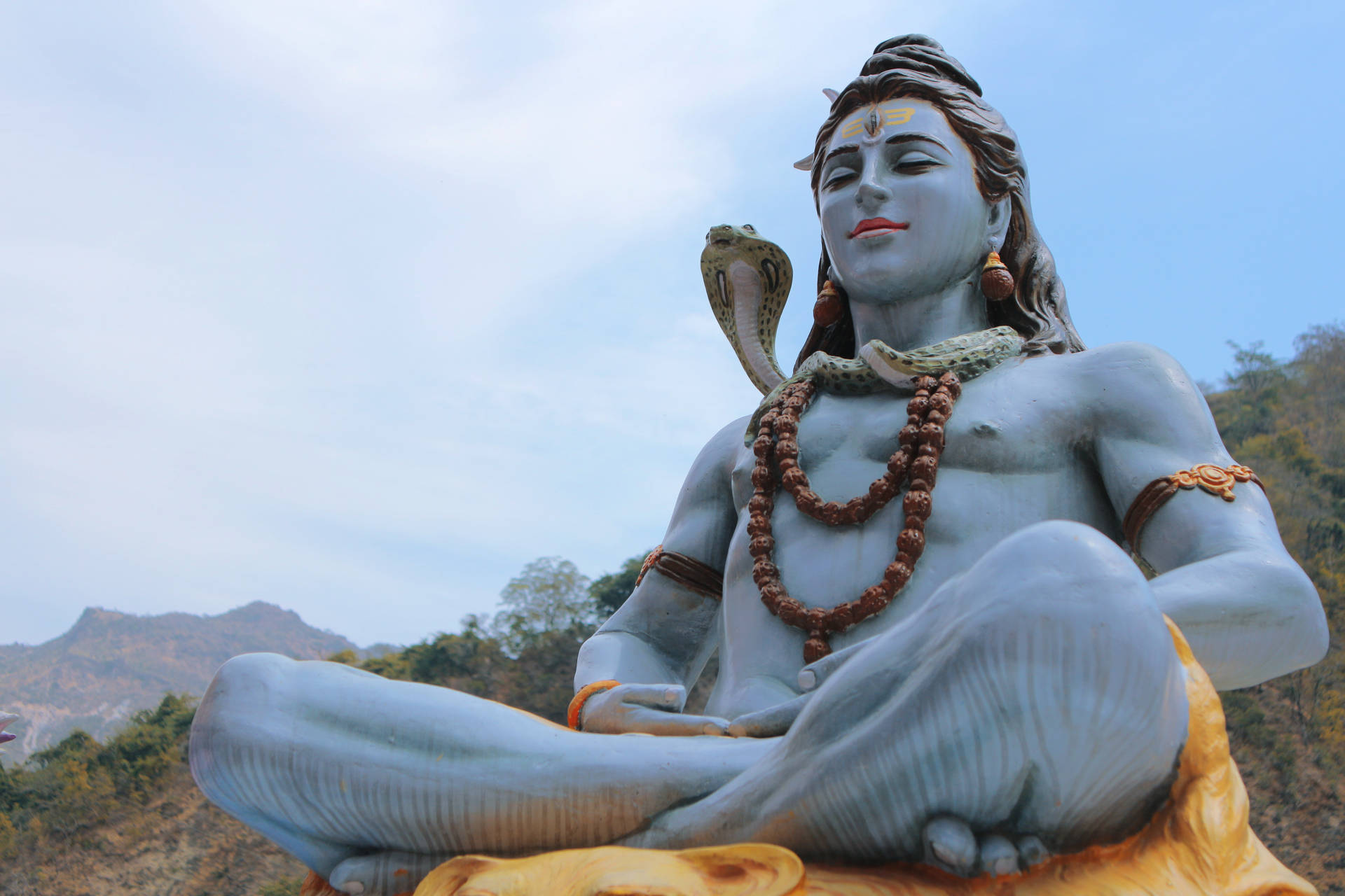 Estatuadel Señor Shiva Fondo de pantalla