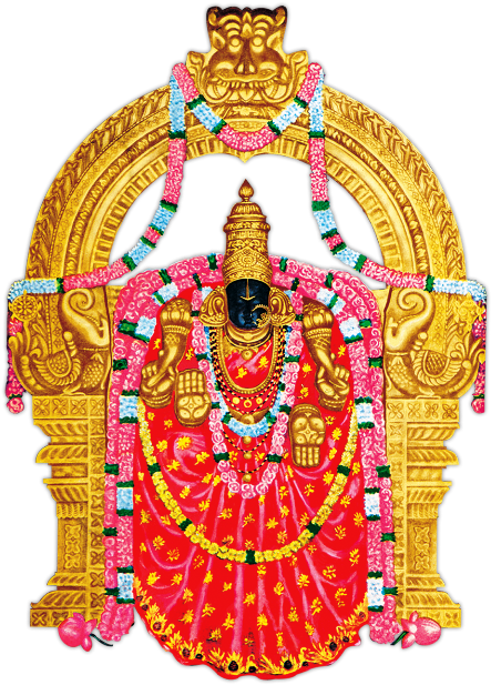 Lord Venkateswara Traditional Attire PNG