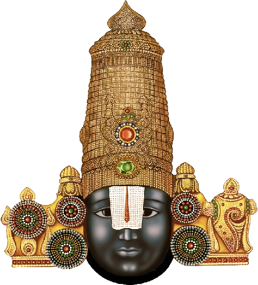 Lord Venkateswara Traditional Iconography PNG