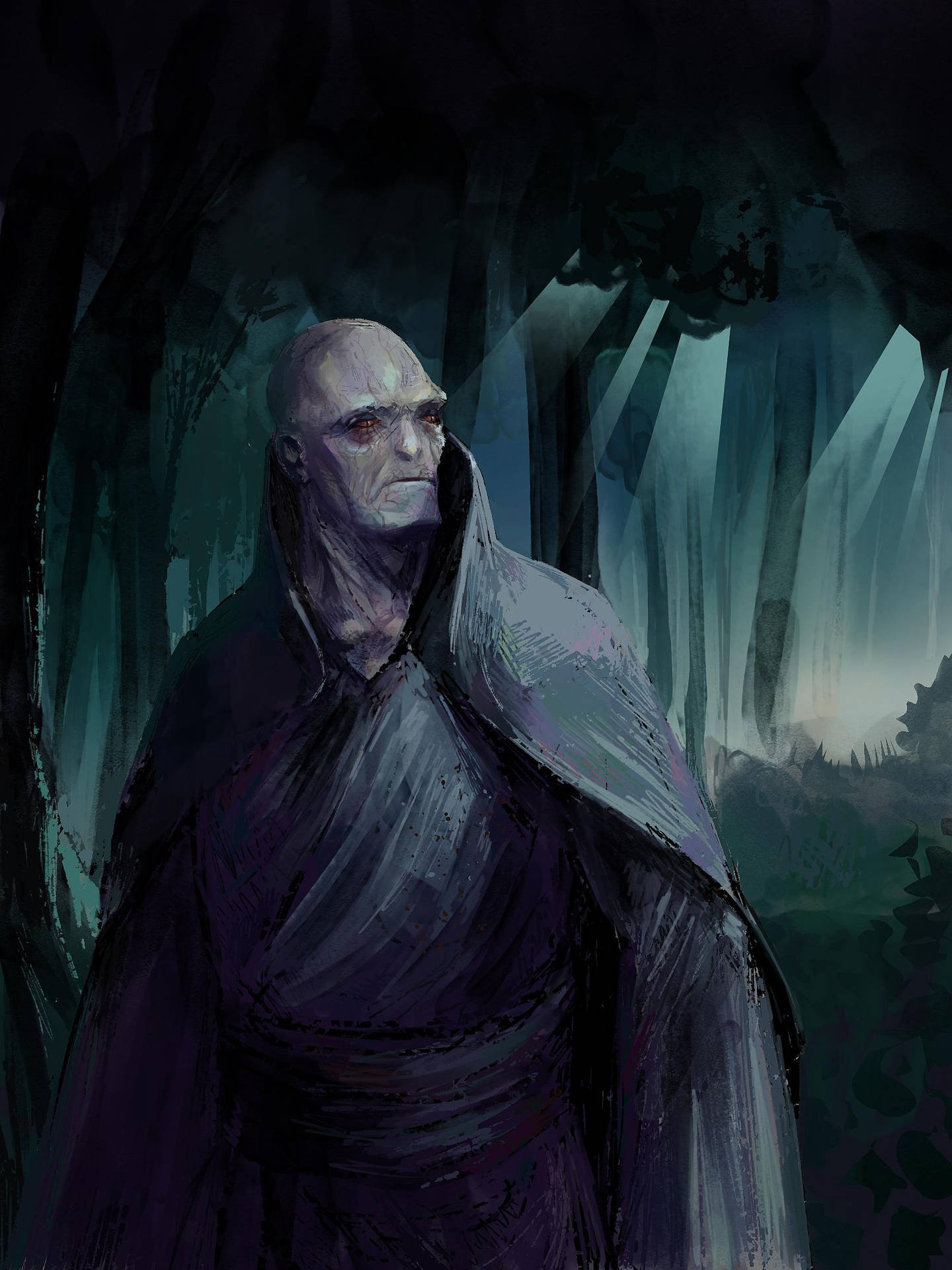 Lord Voldemort Foresta Oscura Sfondo