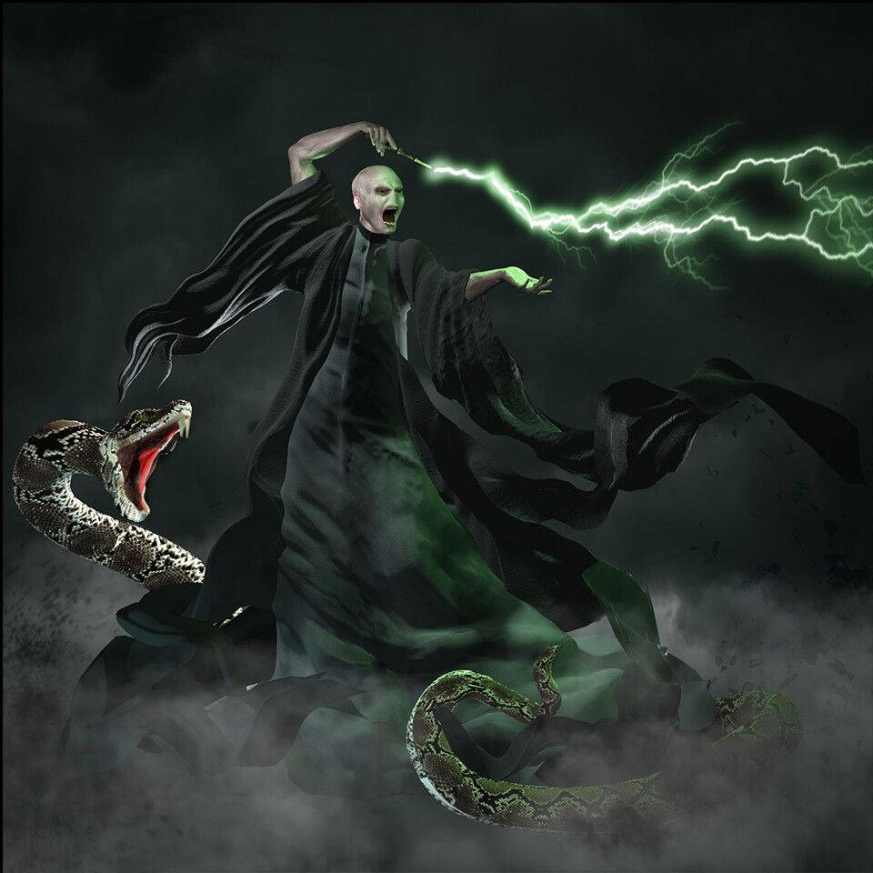 Magia Oscura Di Lord Voldemort Sfondo