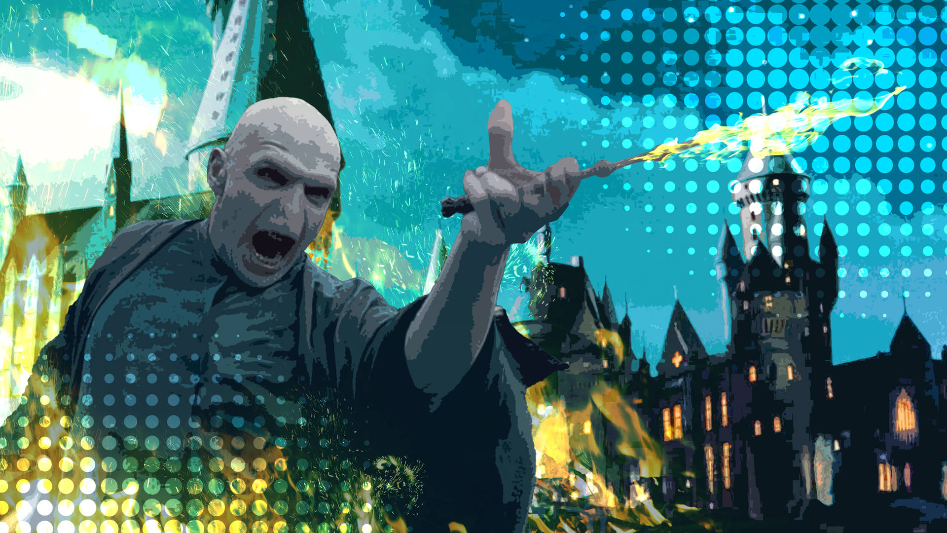 Lord Voldemort Hogwarts æstetisk tapet Wallpaper