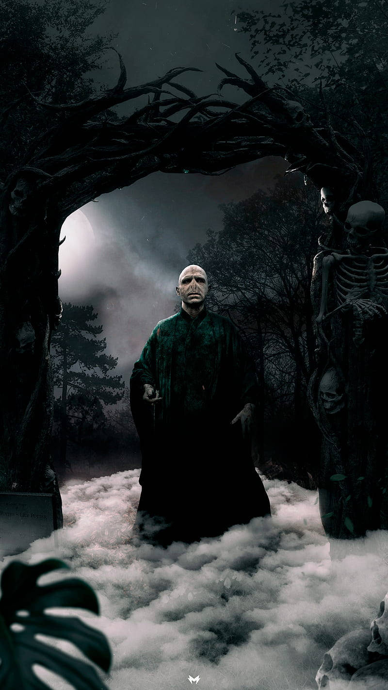 Lord Voldemort Notte Lunare Sfondo